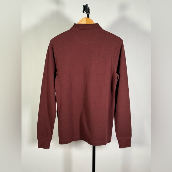 Long-sleeve classic piqué polo shirt - Picture 2 of 3